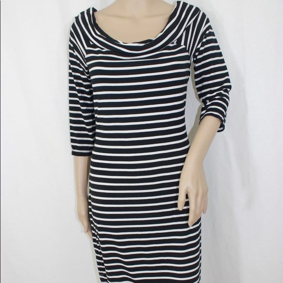 White House Black Market Dresses & Skirts - WHBM Black and White striped dress